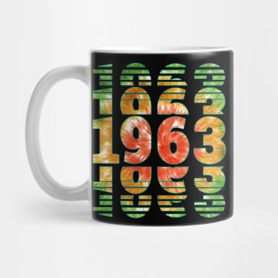 Tie Dye 1963 Birthday Mug